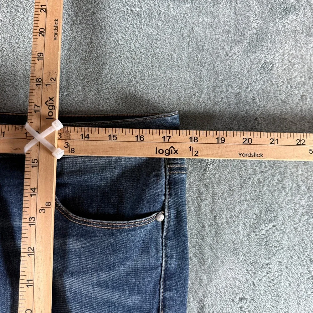 Articles of Society Skinny Jeans Blue Dark Wash Raw Released Hem Size 32